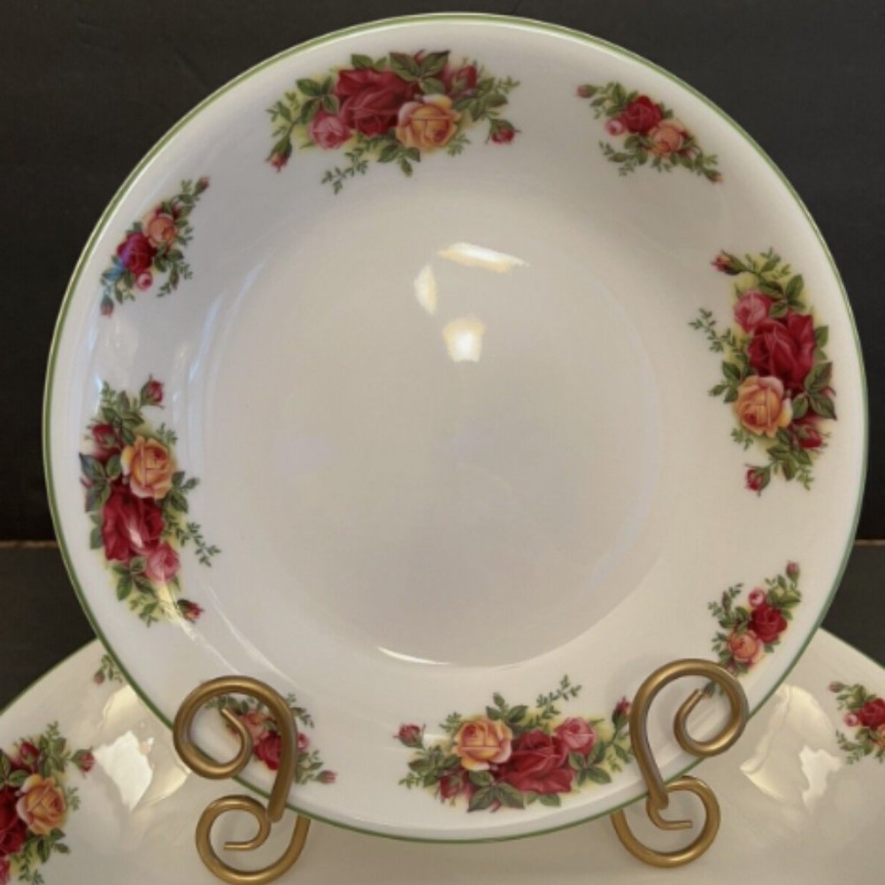 ROYAL ALBERT OLD COUNTRY ROSE 9.5" ROUND SERVING BOWL